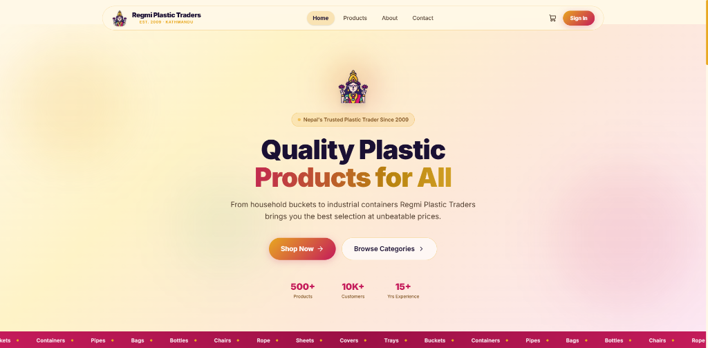 RPT - E-Commerce Demo project built by Rijan Regmi